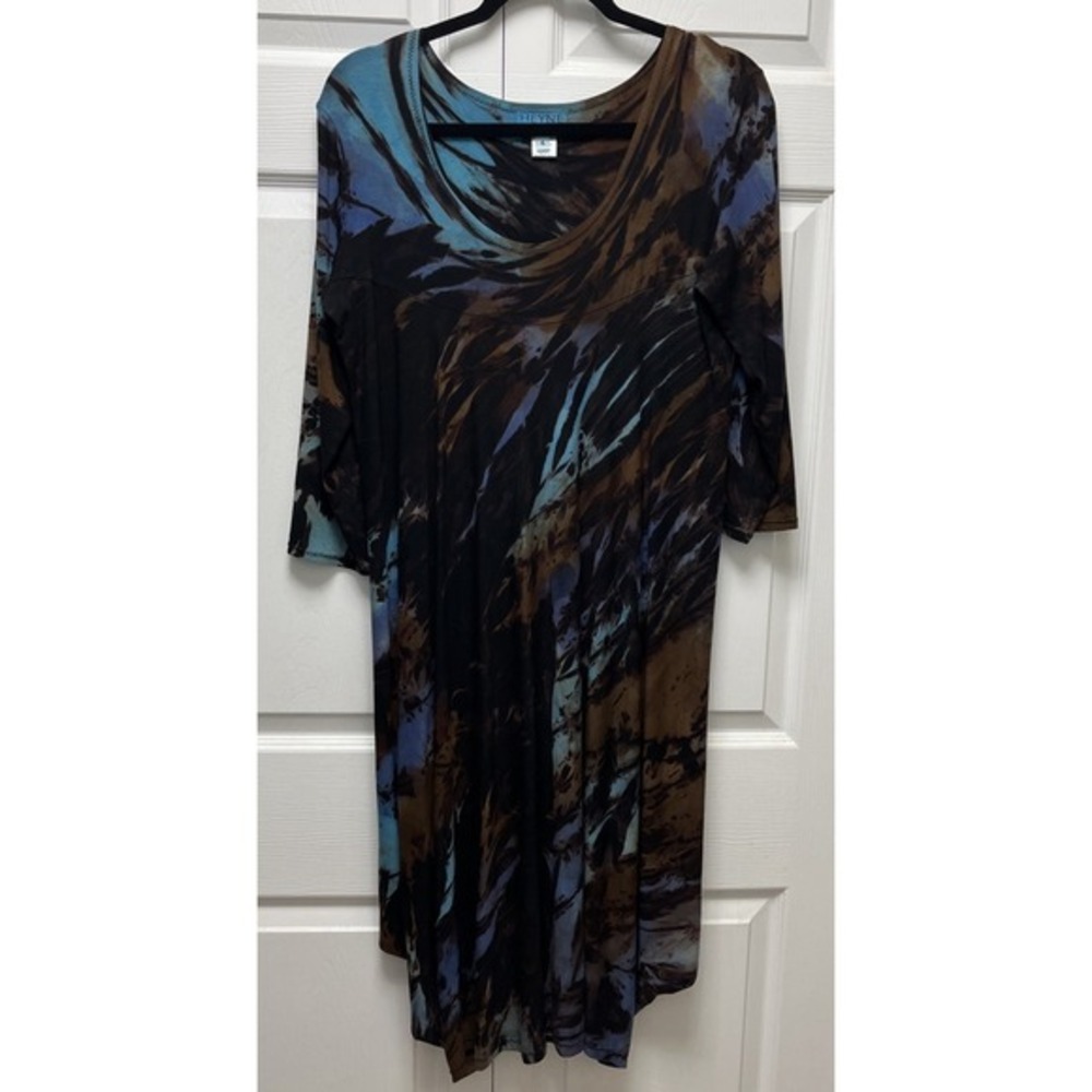 Heyne Bogut Slouch Tee Dress Womens‎ 4 Oversized Artsy Lagenlook  Dress